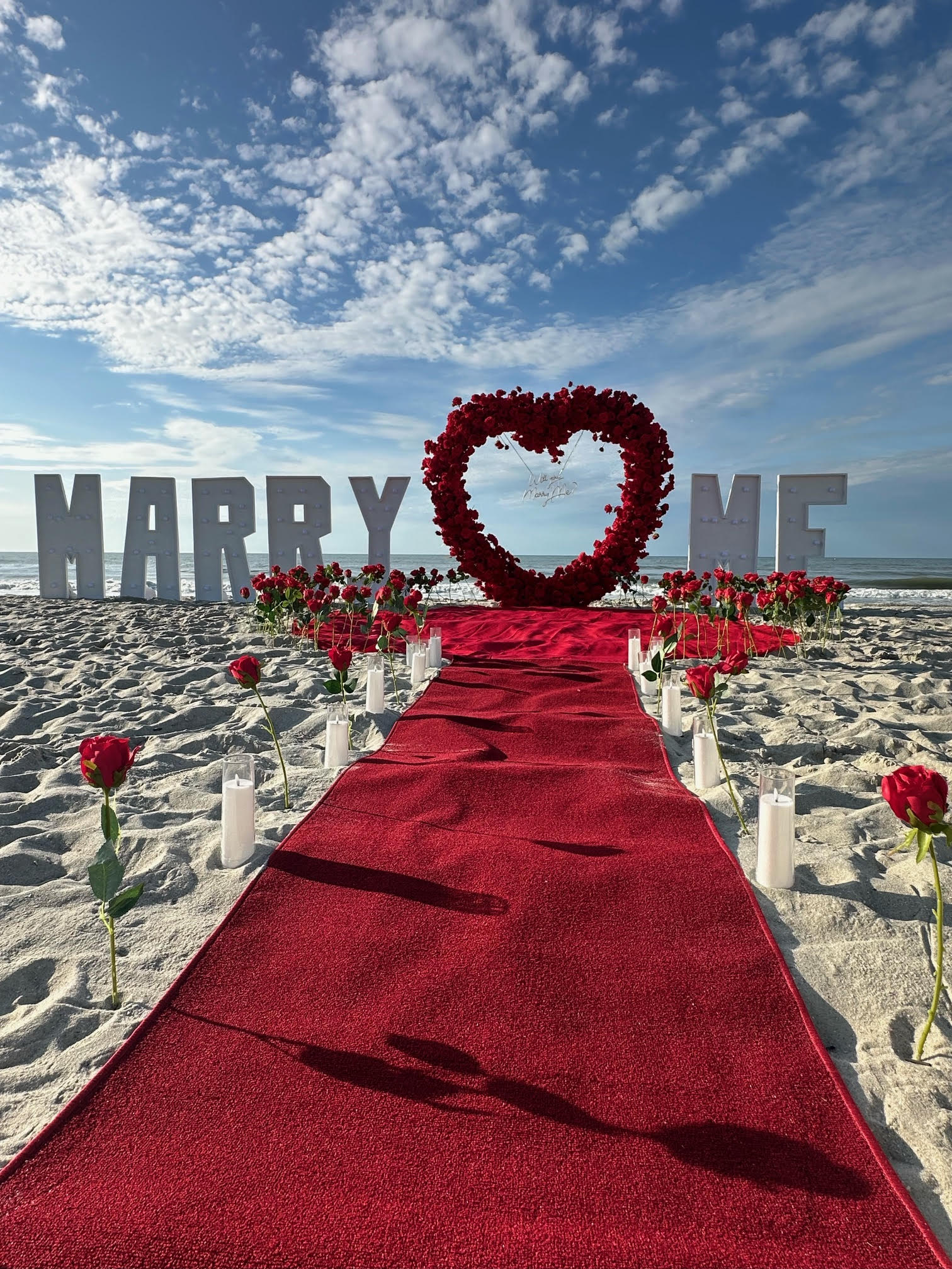 Extra Large Marry Me Letters